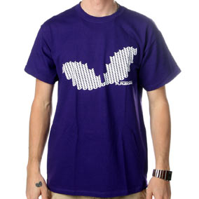 T-Shirt Men Playboard Raster SS purple M