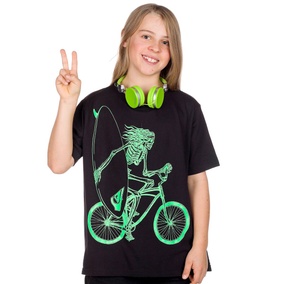 Bike Bones SS Youth black L